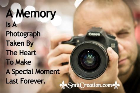 A Memory Is A Photograph