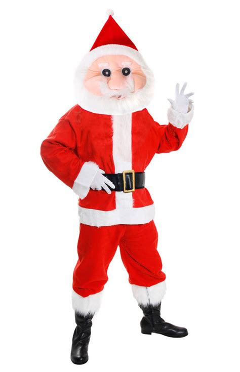 Standard Santa Mascot Costume I Love Fancy Dress