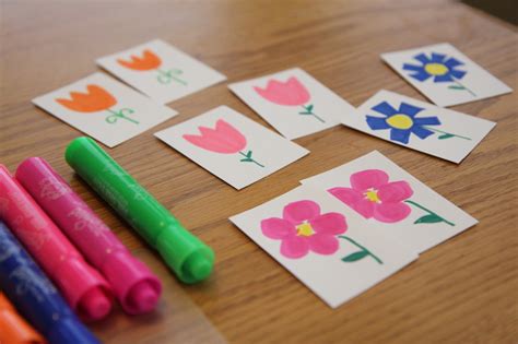 Toddler Approved Flower Matching Game