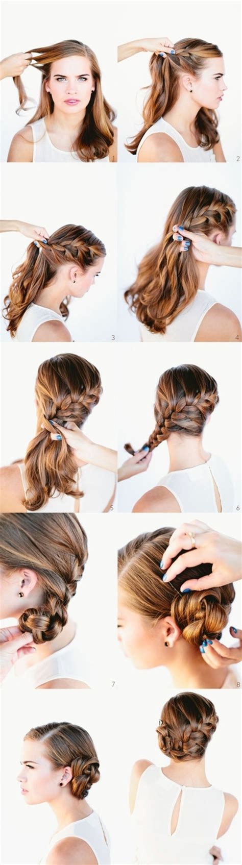 Waves, curly, unfussy braids are not that hot in this summer, the straight hair is popular recently. 15 Simple and Cute Hairstyle Tutorials