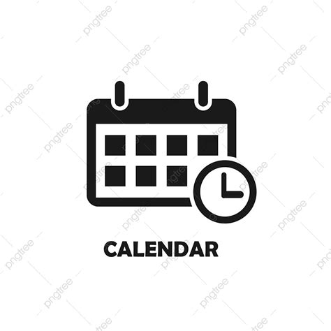 Gambar Tanggal Vektor Waktu Ikon Kalender Waktu Membayar Terpencil