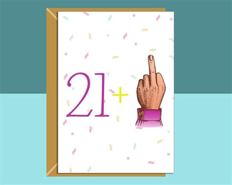 Funny 22nd Birthday Card For Him Or For Her Cheeky Card Etsy