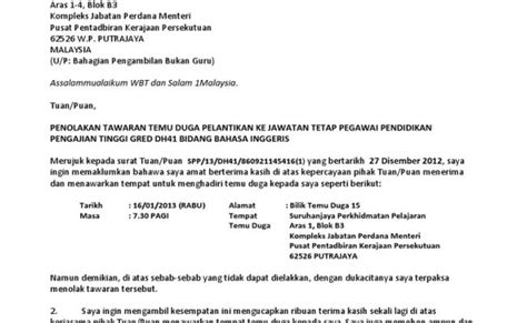 Surat Tawaran Kerja Dari Majikan / Surat Rasmi Tawaran Kerja Dari