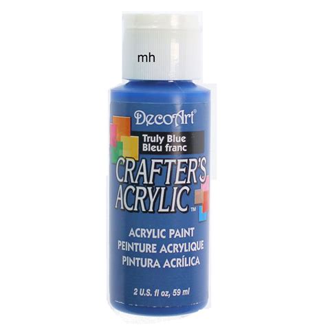 Decoart Acrylic Paint Crafters 59ml Deco Art Acrylic Assorted Colour