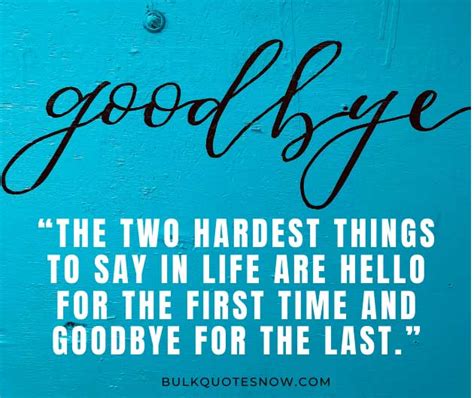 35 Best Farewell Quotes And Goodbye Quotes Bulk Quotes Now