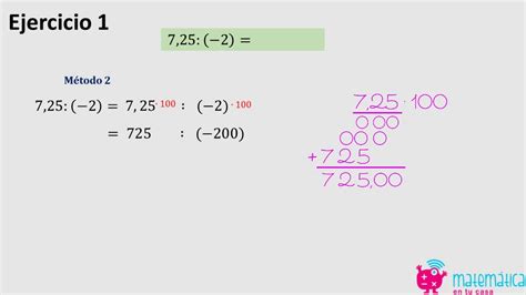 División Y Multiplicación De Números Decimales Aplicando Regla De