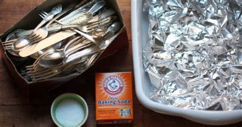 How To Polish Silver In A Baking Soda And Salt Bath 17 Apart
