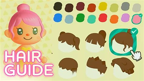 Unlock All Hairstyles And Colors Animal Crossing New Horizons Beginner