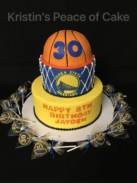 Golden state warriors cake design. Golden State Warriors Cake | Kristin's Peace of Cake ...