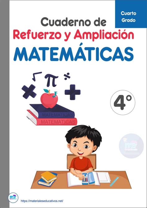 Cuaderno De Ejercicios De Matemáticas Cuarto Grado Materiales Educativos