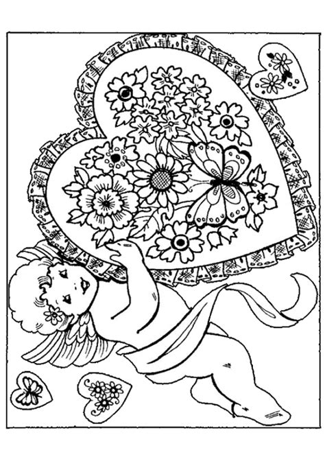 Coloriage cœur saintvalentin