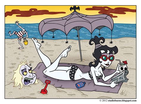 Is nicknamed beetlejuice because his head is much smaller than his body, resembling michael keaton's character after his head gets shrunk by the witch doctor in the waiting. Lydia at the Beach by StudioBueno.deviantart.com on ...
