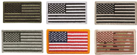 Usa American Flag Six Patch Bundle Pack 6 Velcro Type Tactical Morale