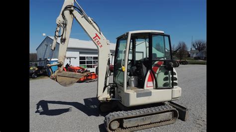 2003 Terex Hr16 Mini Excavator W Cab For Sale By Mast Tractor Youtube