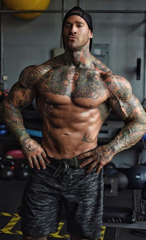 Pin By G P On Bodybuilding Inked Men Muscle Men Guys