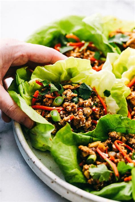 Healthy asian chicken lettuce wraps – Artofit