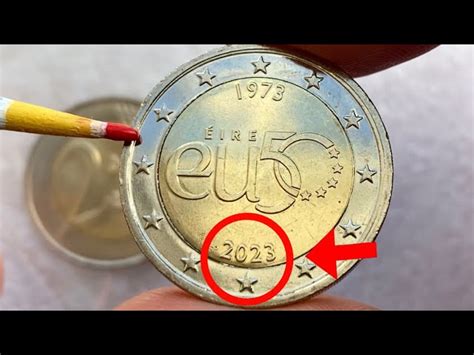 Moneda De Irlanda De 2 Euros 2023 Conmemoración De 50 Años De Adhesión