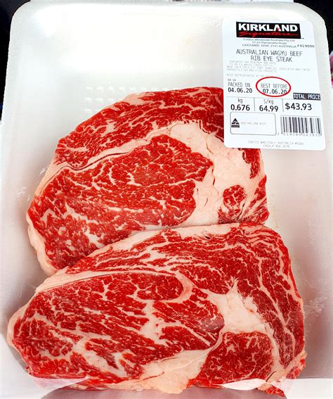 Costco rib eye steak calories. Costco Wagyu Ribeye : steak