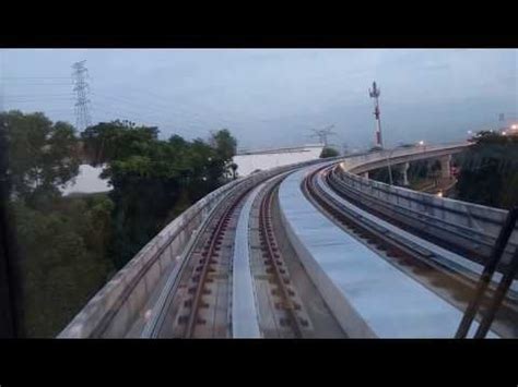 Both lines operate to different locations other than the interchange stations. LRT Kelana Jaya from Putra Heights Station : malaysia