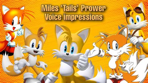 Tails Voice Impressions Tails 30th Anniversary Special Youtube