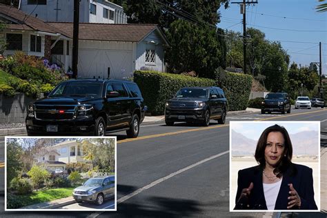 Inside Kamala Harris Brentwood Home Where She Rushed Home After Snapping At Reporter During Tv