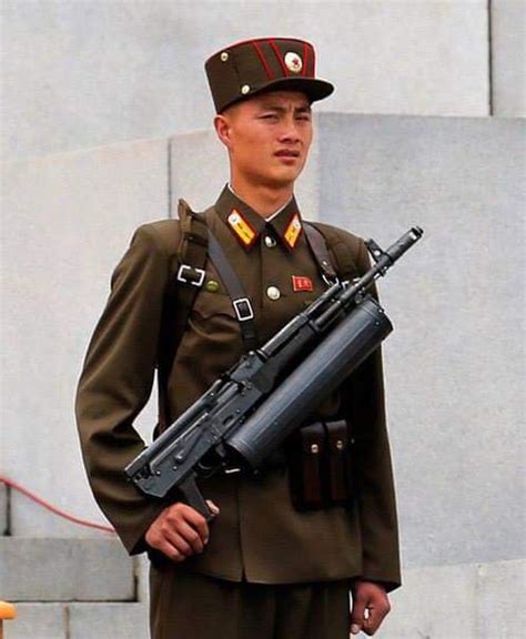 North Korean Soldier Armed With A Type 88 Ak Derivative And The New Nk