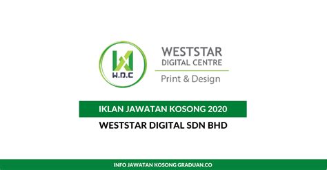 Western digital corporation et al. Permohonan Jawatan Kosong Weststar Digital Sdn Bhd ~ Sales ...