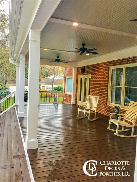 Whether you wish to enclose an existing porch, patio or deck space, or prefer to start from scratch, patio enclosures can create a custom porch enclosure perfect for you and your home. Covered Porch Photos - Charlotte Decks and Porches, LLC