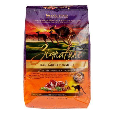 This means that the recipes include peas, pea flour, and chickpeas, rather than high glycemic foods such as. Zignature Kangaroo Limited Ingredient Formula Dry Dog Food ...