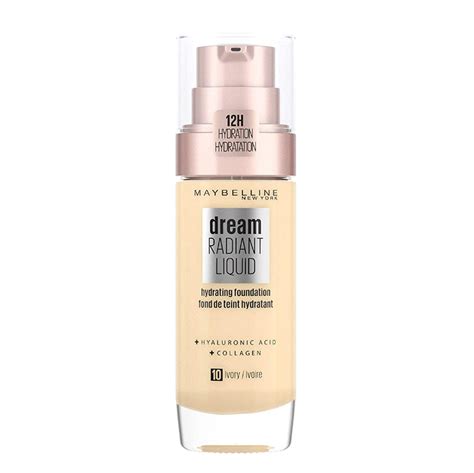 Maybelline Dream Satin Liquid Foundation 10 Ivory X 3