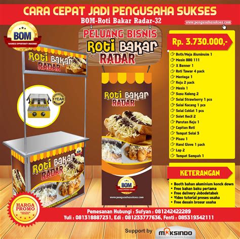 Daftar harga alat bakar roti terbaru juli 2021. Paket Usaha Roti Bakar Radar Program BOM - Agrowindo ...