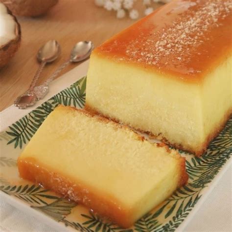 Flan coco ou flan Antillais sans oeufs vegan