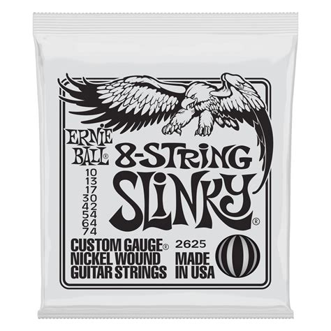 Slinky Nickel Wound Electric Guitar Extended Range Strings Ernie Ball