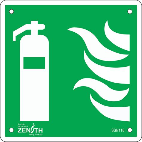 Zenith Safety Products Fire Extinguisher Csa Safety Sign
