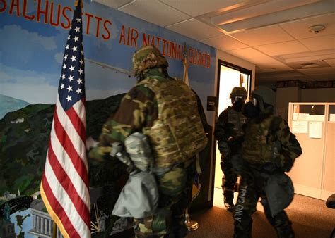 Dvids Images 104th Fighter Wing Holds Readiness Exercise Evacuates Building After Simulated