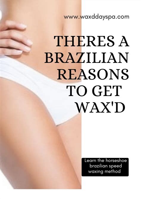 There’s a Brazilian Reasons to Get Wax’d ®️: Learn the Horseshoe