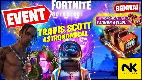 Astronomical was a live event in fortnite: FORTNITE TRAVIS SCOTT EVENT (EFSANE ETKİNLİK) - YouTube