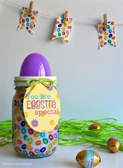 Make An Eggstra Special Easter Mason Jar They Will Love An