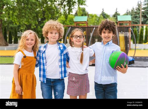 Multiracial Children Playground Hi Res Stock Photography And Images Alamy