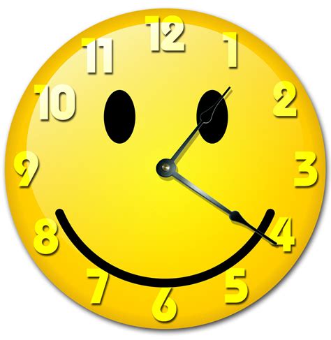 Smiley Face Clock Large 105 Inch Round Wall Clock Novelty Clock 2018