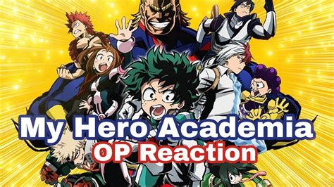 My Hero Academia Opening 2 Anime Opening Reaction 2 Youtube