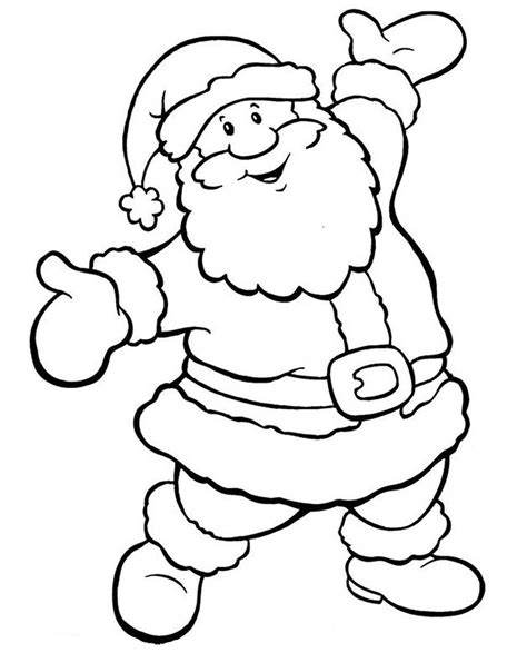Desenhos Infantis Do Papai Noel Para Imprimir E Colorir Images And