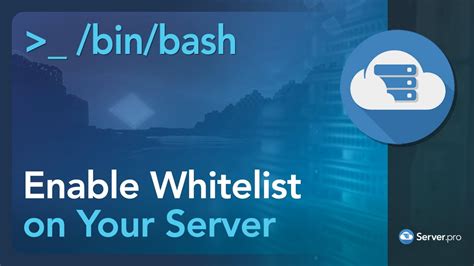 How To Enable And Use The Whitelist On Your Server Minecraft Java