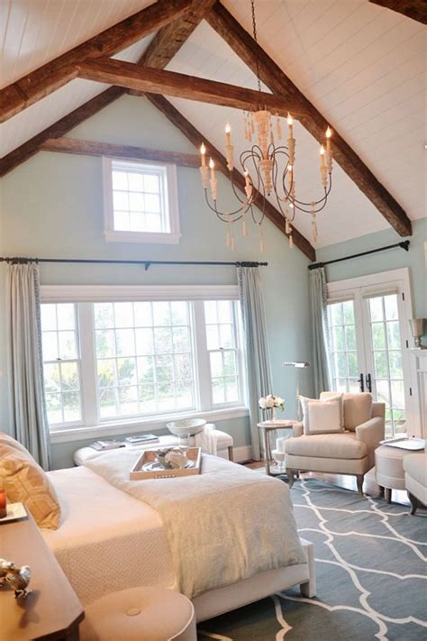 Vaulted Ceiling Master Bedroom - 53 Wedding Ideas You have Never Seen