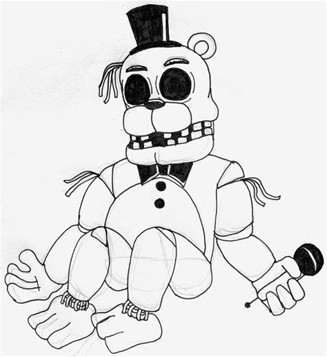 26 Golden Freddy Coloring Pages Shayanaaylah