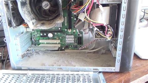 One Dusty Computer Tower And An Awesome Device To Clean It Up Youtube