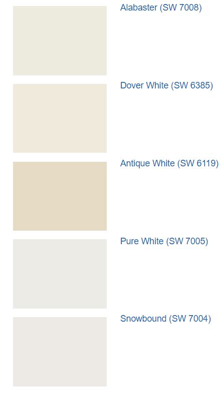 20 Sherwin Williams Warm White Paint Colors Pimphomee