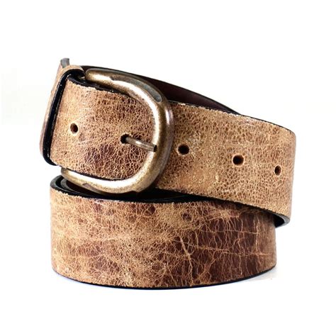 Diba True Vintage Leather Belt Tan Belts At Chagrin Saddlery Main