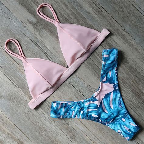 Blesskiss Sexy Thong Bikini Swimwear Women Swimsuit 2018 Mini Micro