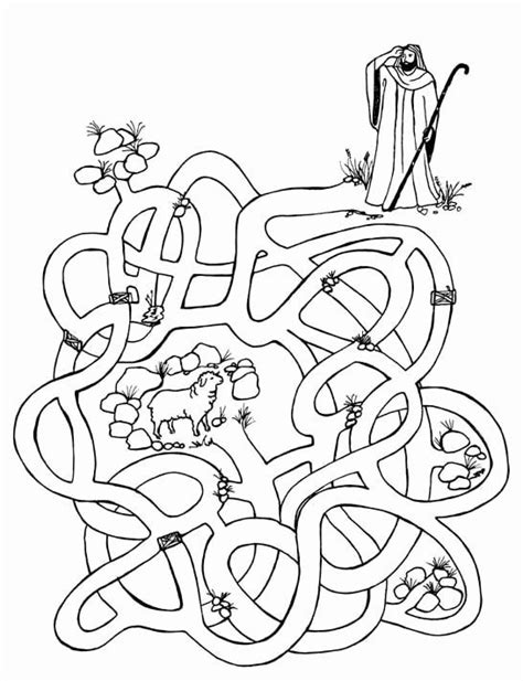 When the wool of the lamb grows back enough, it is sheared and used in the production of various clothes and other things. Lost Sheep Coloring Page Awesome the Good Shepherd & Lost ...
